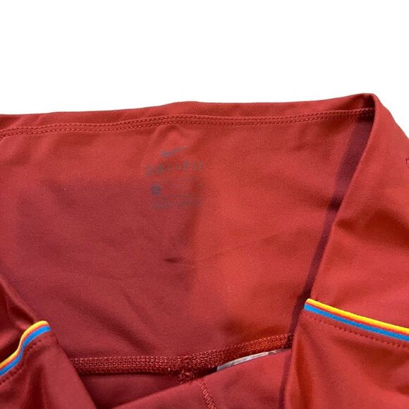 Nike Yoga Women's Pants 7/8 Length Training Tights Size XL Firewood Orange - Picture 2 of 12